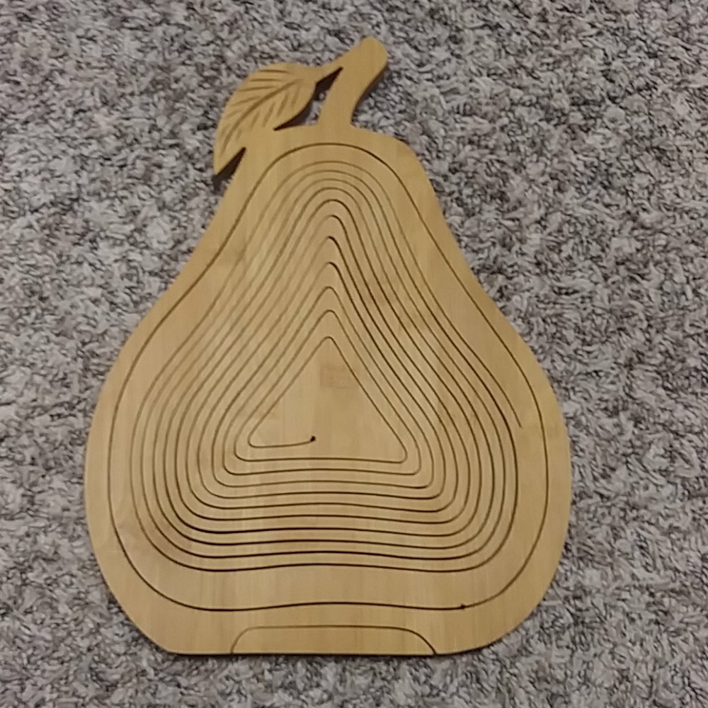 #604 Brand new Pear fruit basket.